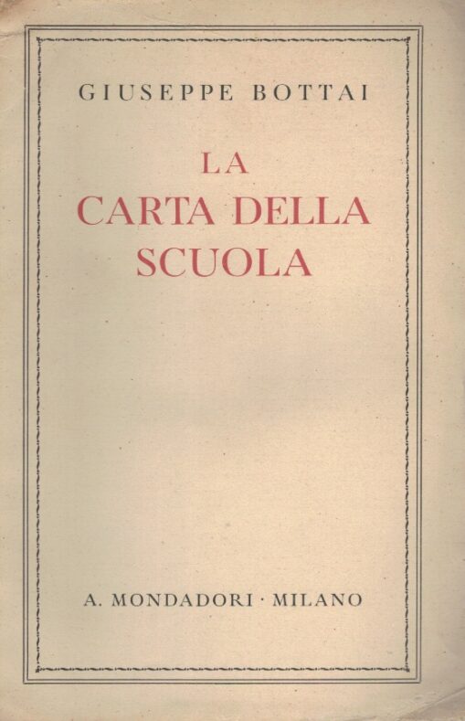 La carta della scuola