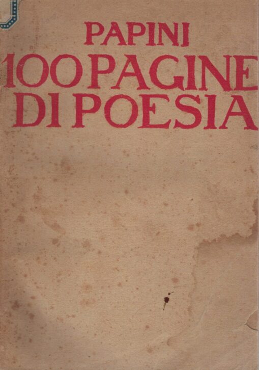 100 pagine di poesia